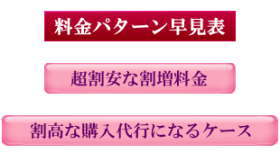 料金表ページのイメージ